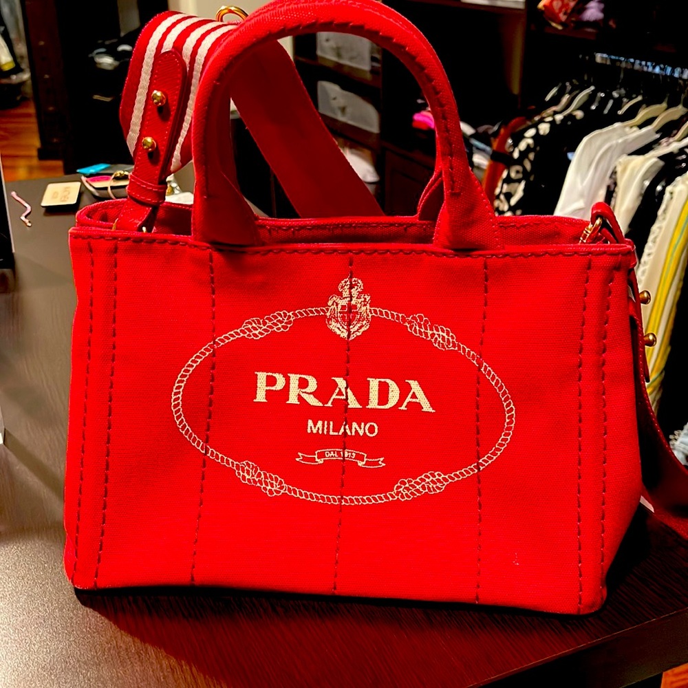 Prada Red Crossbody Bag